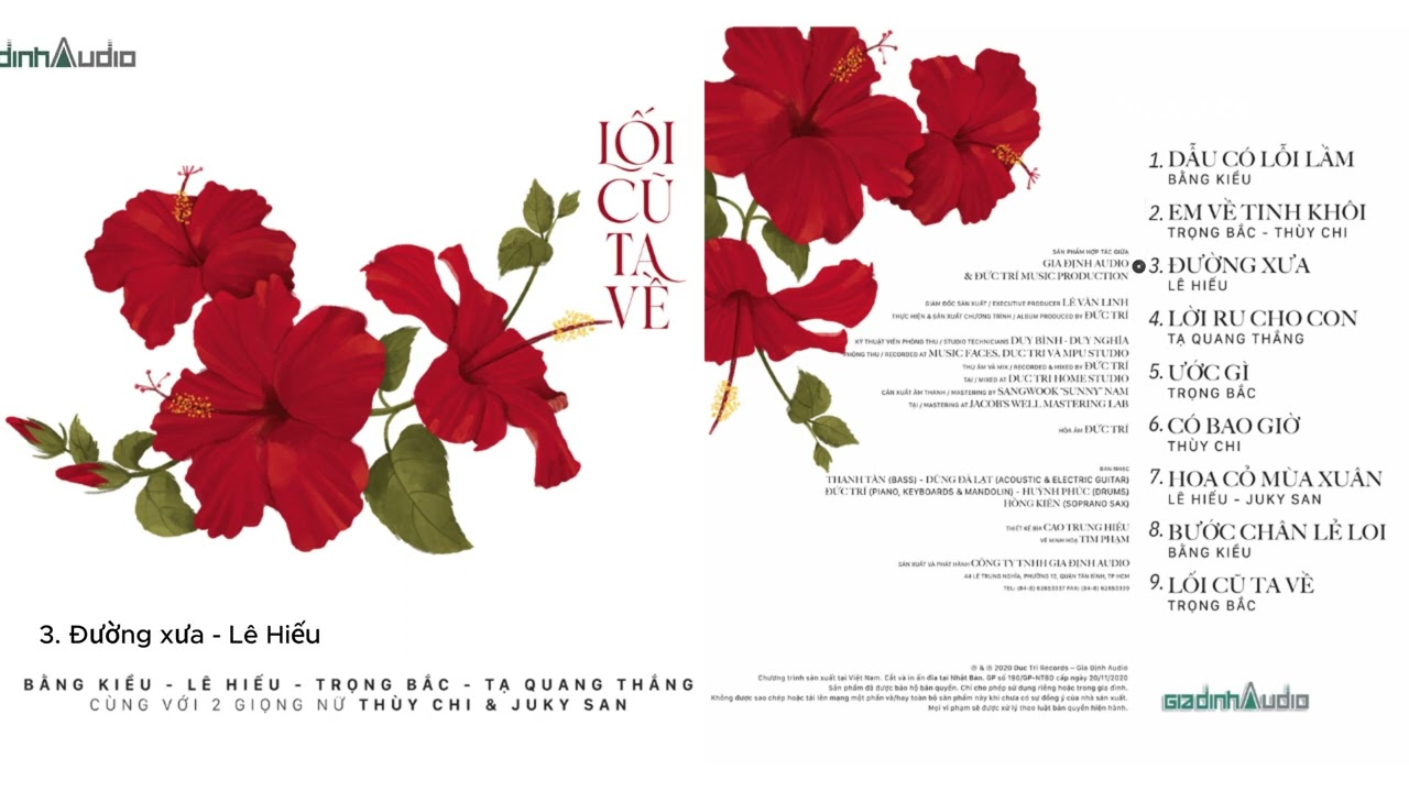 Album LỐI CŨ TA VỀ  | Gia Định Audio