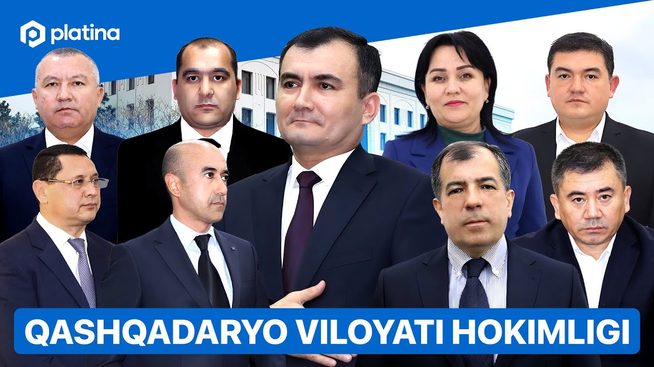 Qashqadaryo viloyat hokimligi rahbariyati