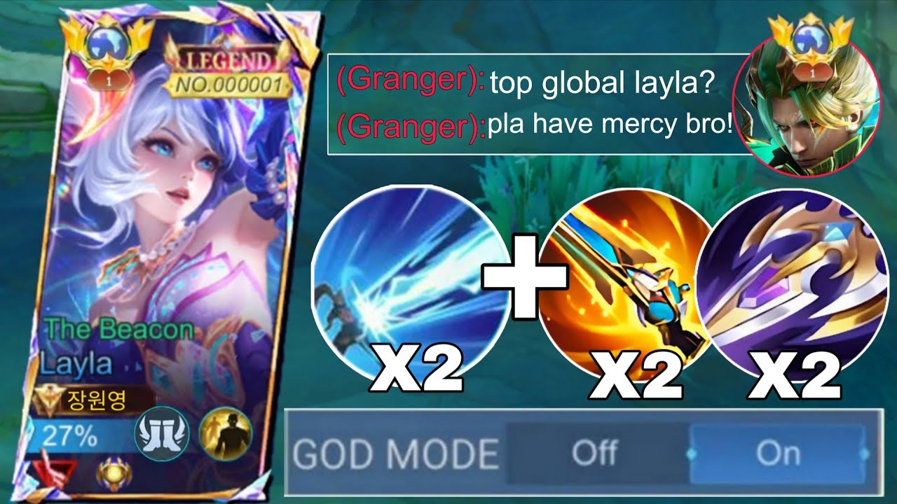 TOP GLOBAL LAYLA 100% BEST DAMAGE BUILD AND EMBLEM!! (Auto win streaks!?) - MUST TRY! | MLBB