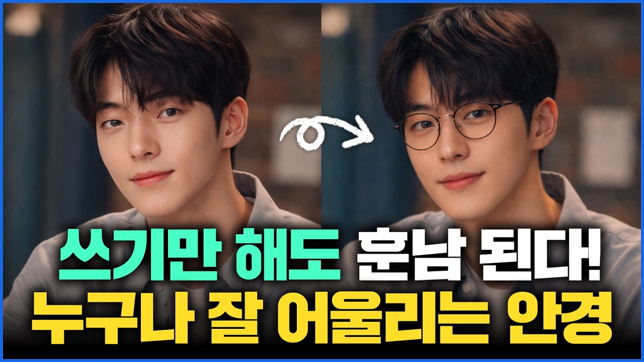누가 써도 잘 어울리는 안경 1가지!
