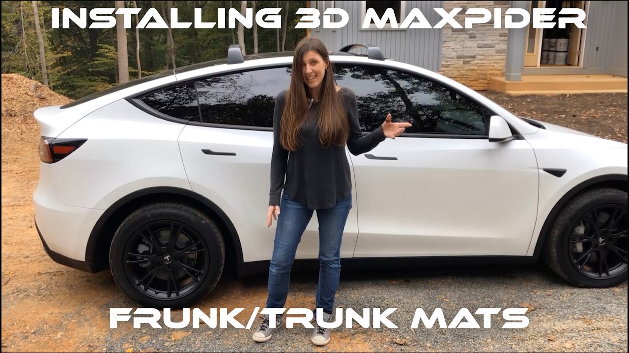 Best Model Y Frunk/Trunk All Weather Mats - 3D Maxpider
