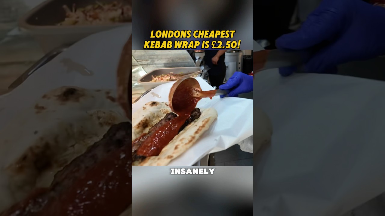One of the cheapest meals in London 👏 #kebab #londoneats