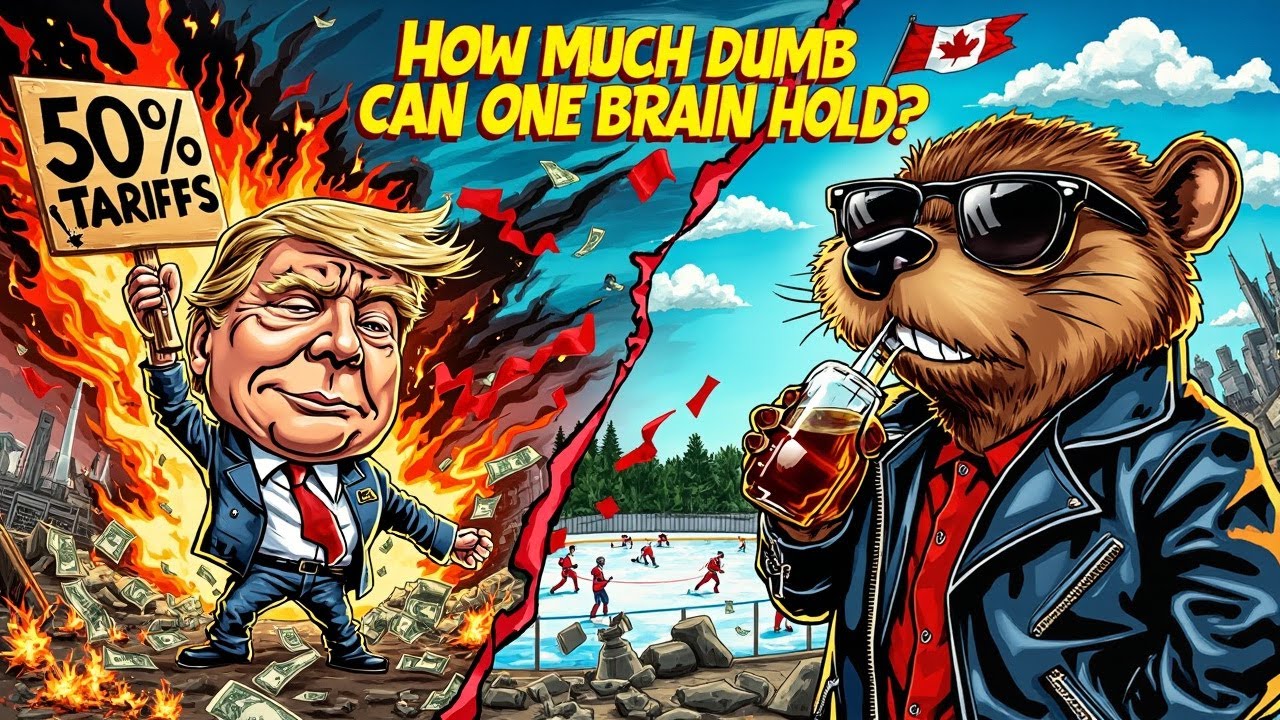 How Much Dumb Can One Brain Hold? | Hilarious Tariff Song Roasts 50% Tax on Canada 🇨🇦🔥