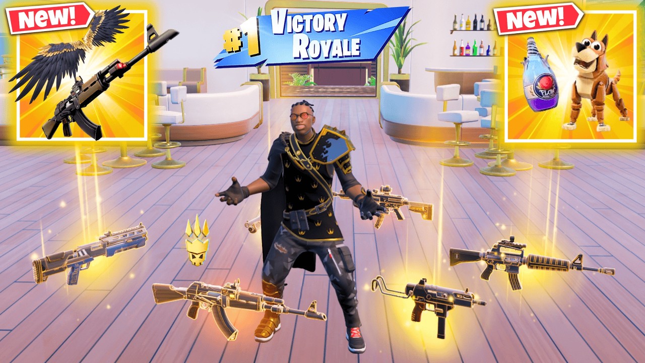 MALIK vs ALL NEW MYTHIC GUNS (NEW!) Fortnite Chapter 7 Season 1