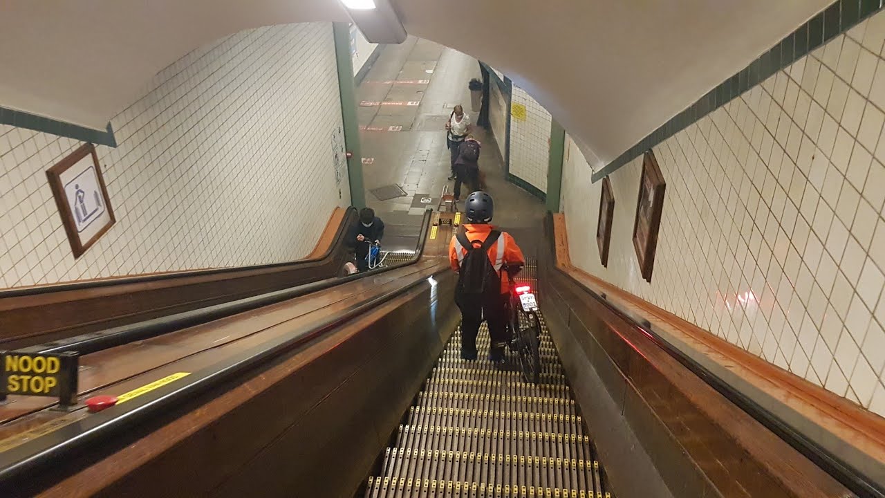 Sint-Anna Pedestrian And Bicycle Tunnel Antwerp