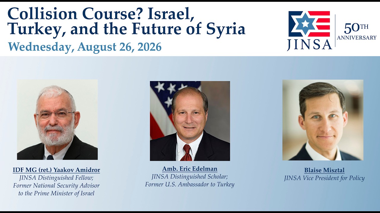 Collision Course? Israel, Turkey, and the Future of Syria