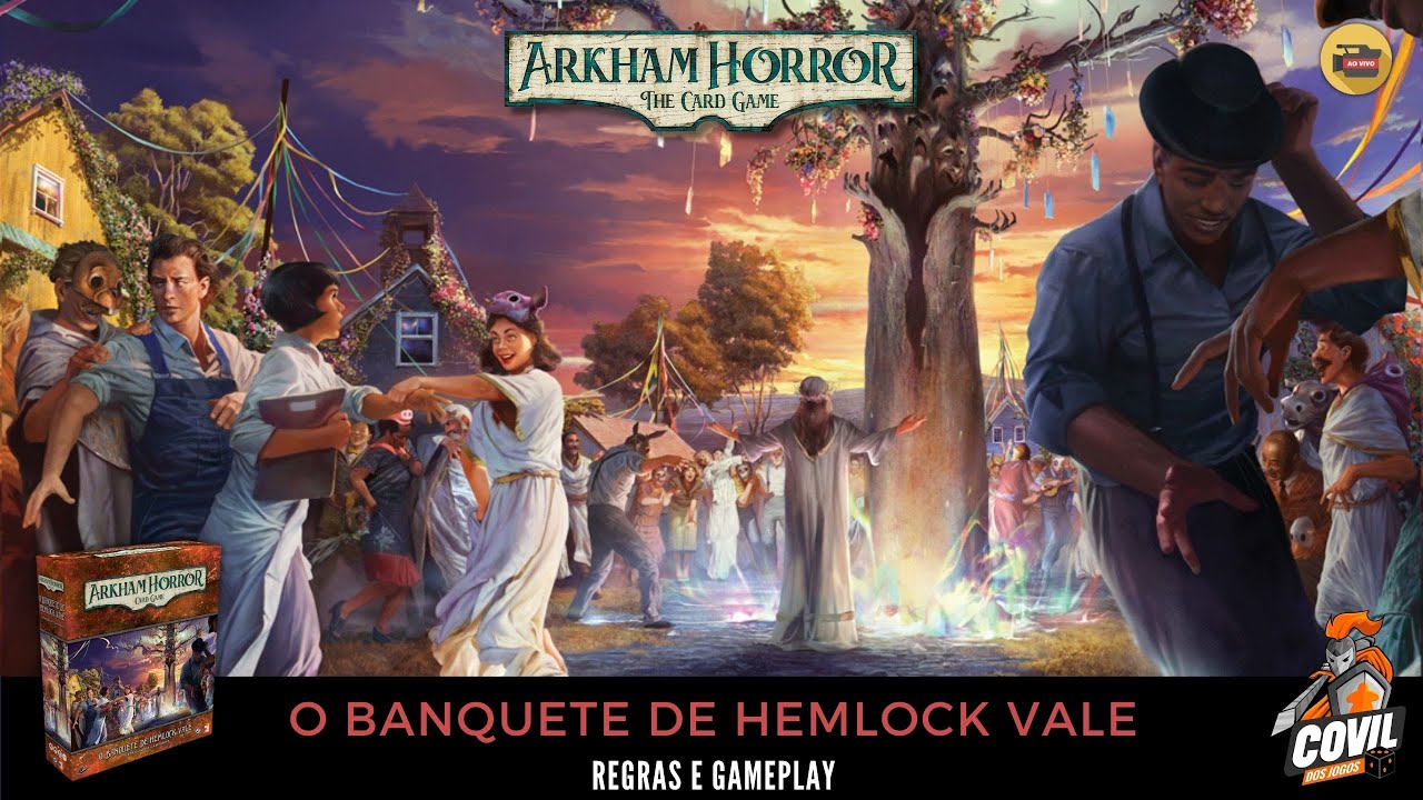 Arkham Horror O Banquete de Hemlock Vale -  Regras e Gameplay