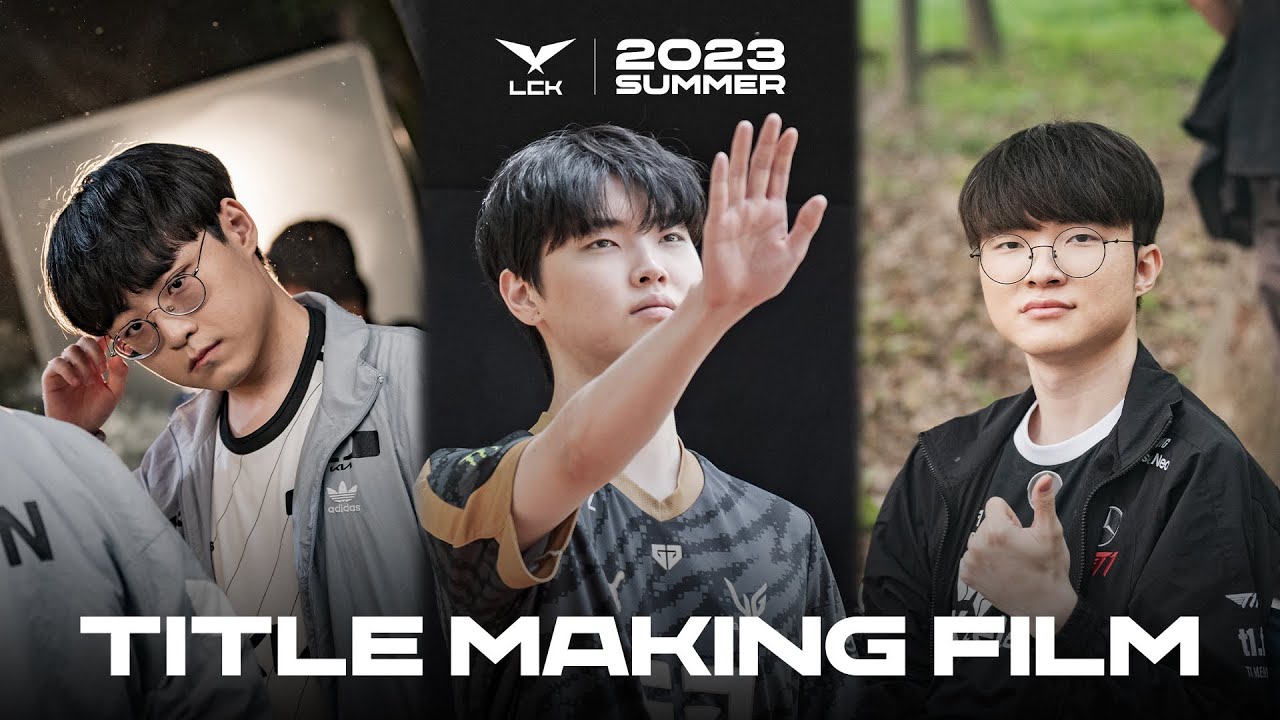 LCK Title Filming Behind the Scenes | 2023 LCK Summer Split