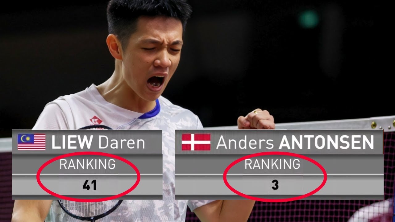 World No.41 DAREN LIEW beat World No.3