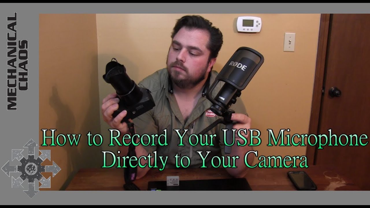 Record USB Microphone Directly to your Camera