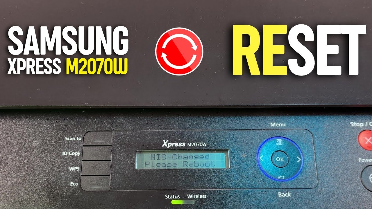 Как восстановить заводские настройки принтера Samsung Xpress M2070w &mdash; пошаговое руководство