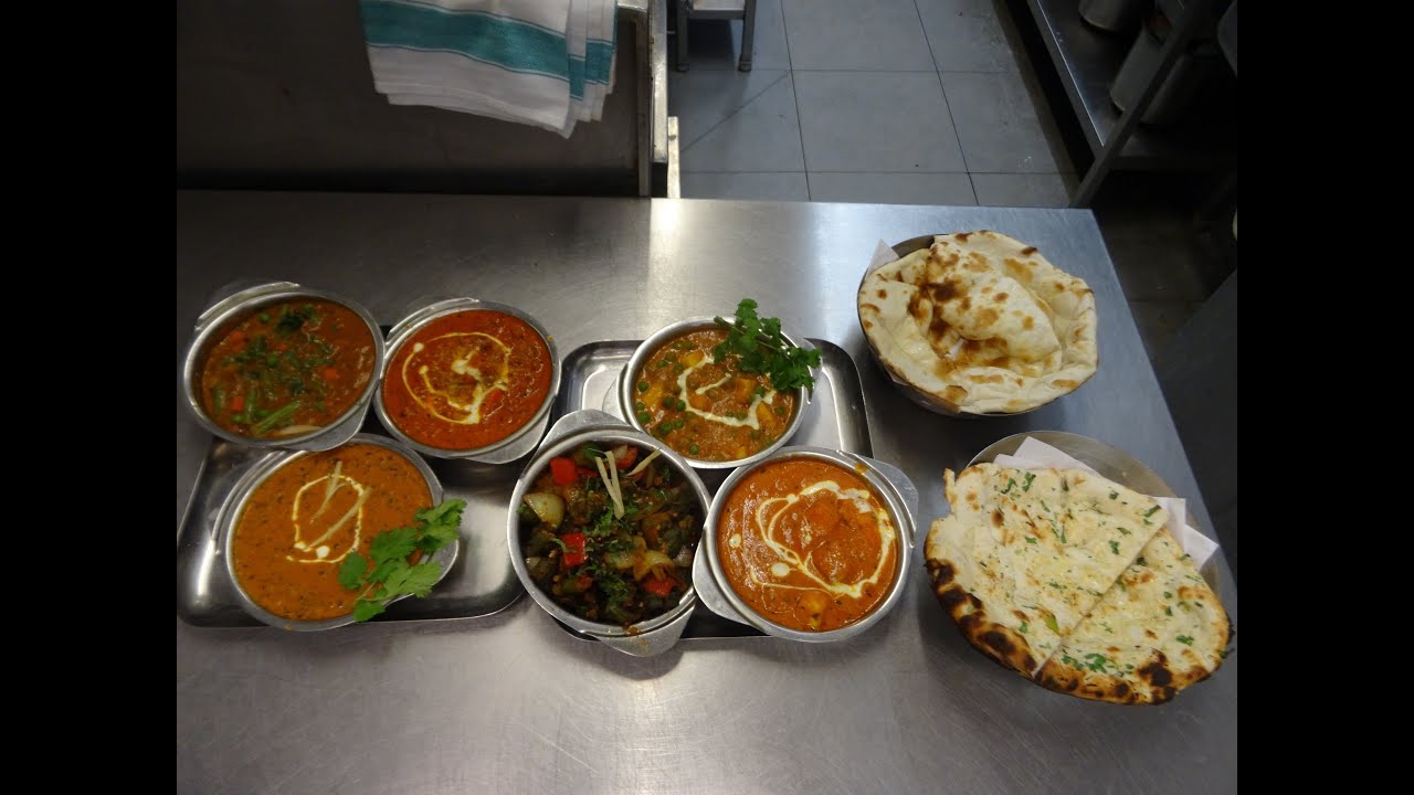 Paneer Butter & Tikka Masala, Matter Paneer, Okra, Dal Makhani, Vegetable Curry at Sangeetha, London