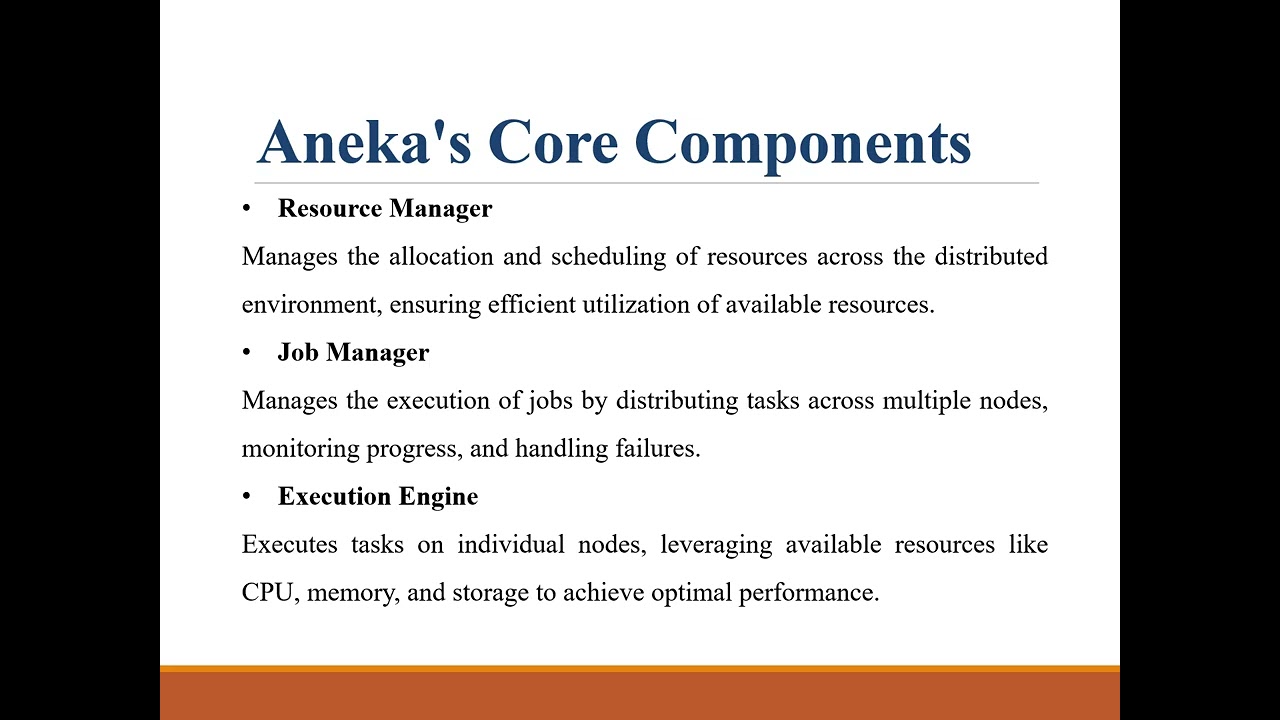Explanation on Aneka Cloud Platform in Cloud Computing.