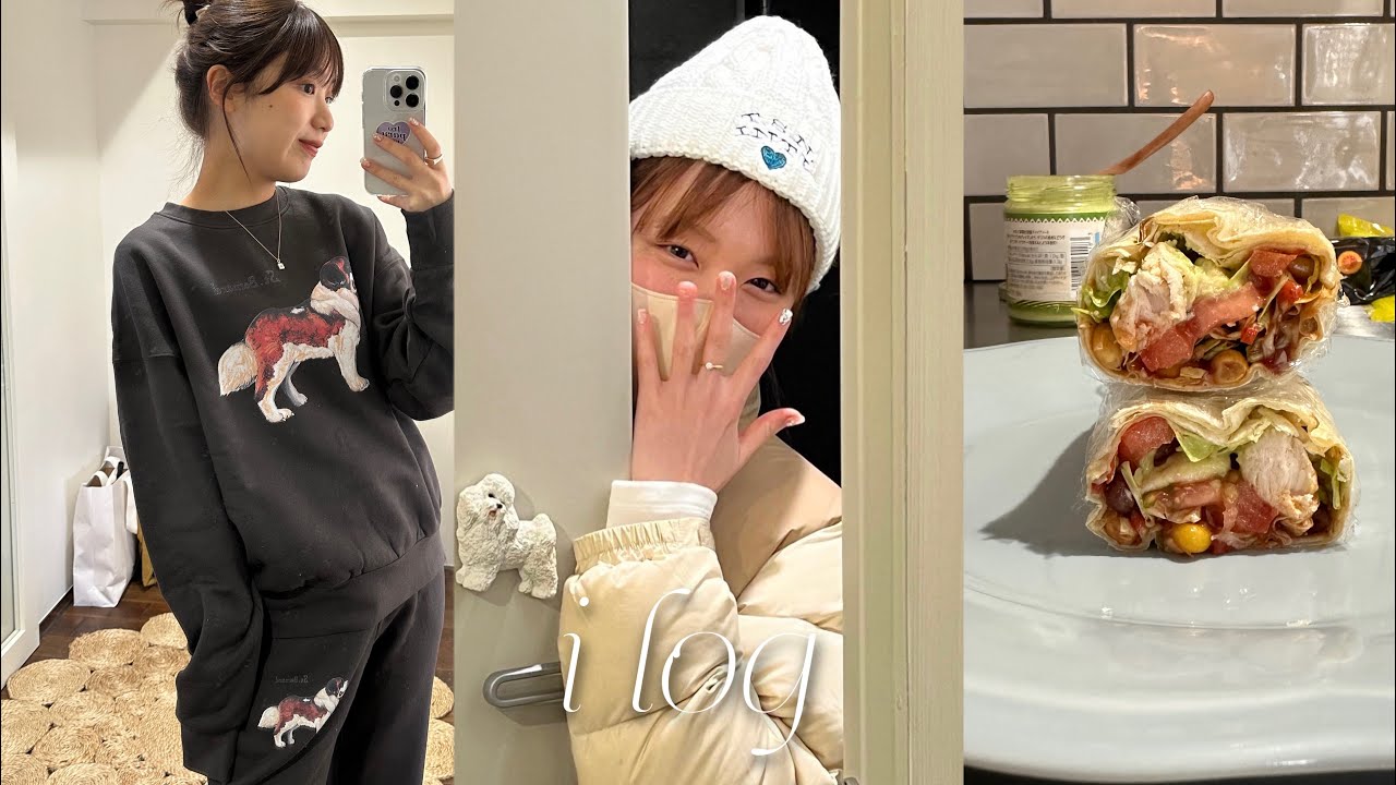 vlog,また行きたかったあのお店に🫶🏻ブリトー作った🌯,🪄✨to/one,hince♡