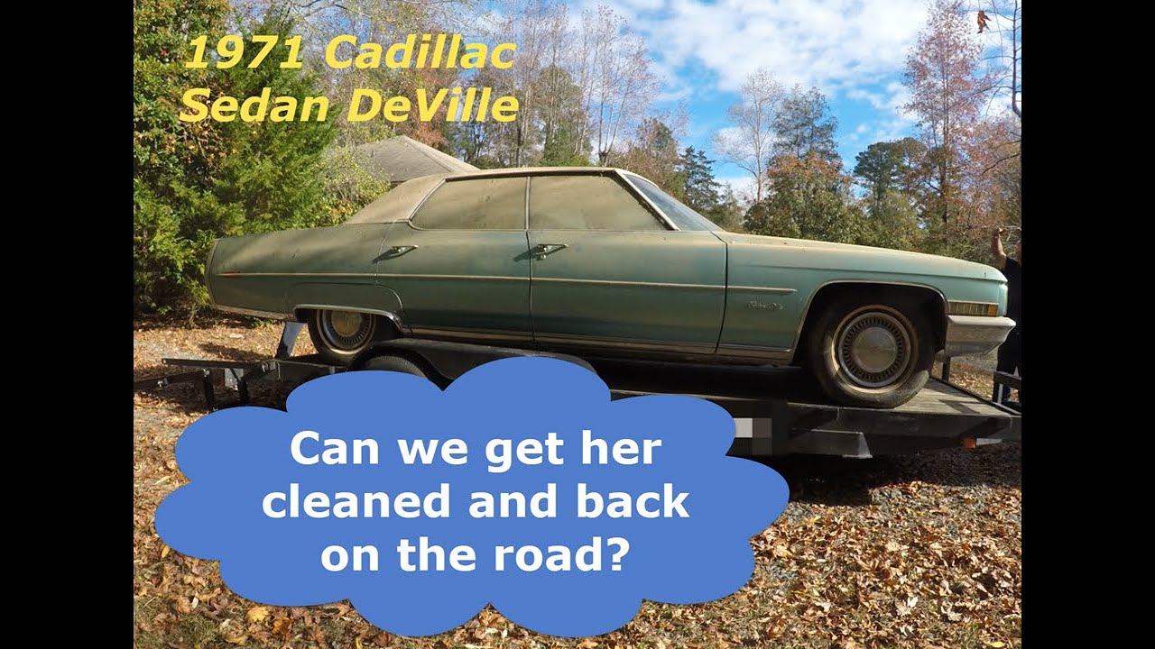 1971 Cadillac   Cleanup & Tires
