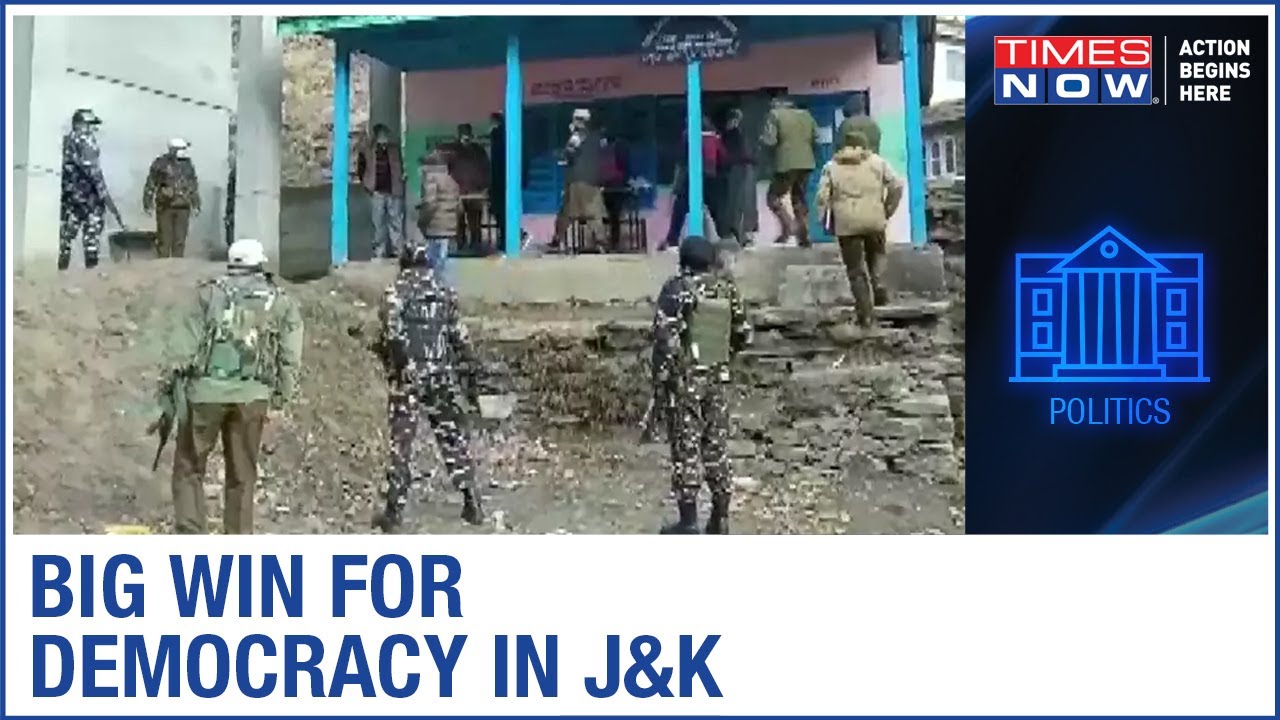 Big win for democracy in Jammu & Kashmir; DDC Elections records 50% voter turnout