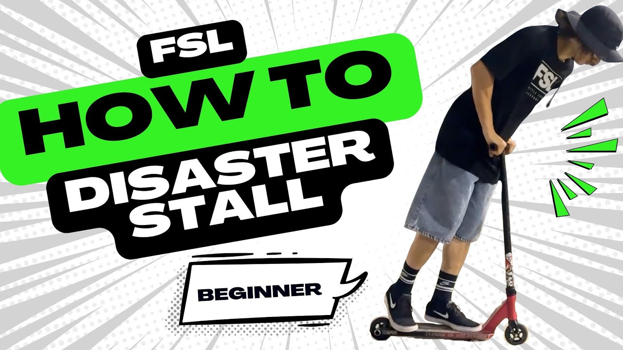 Scooter Trick Tutorial: DISASTER STALL 🛴