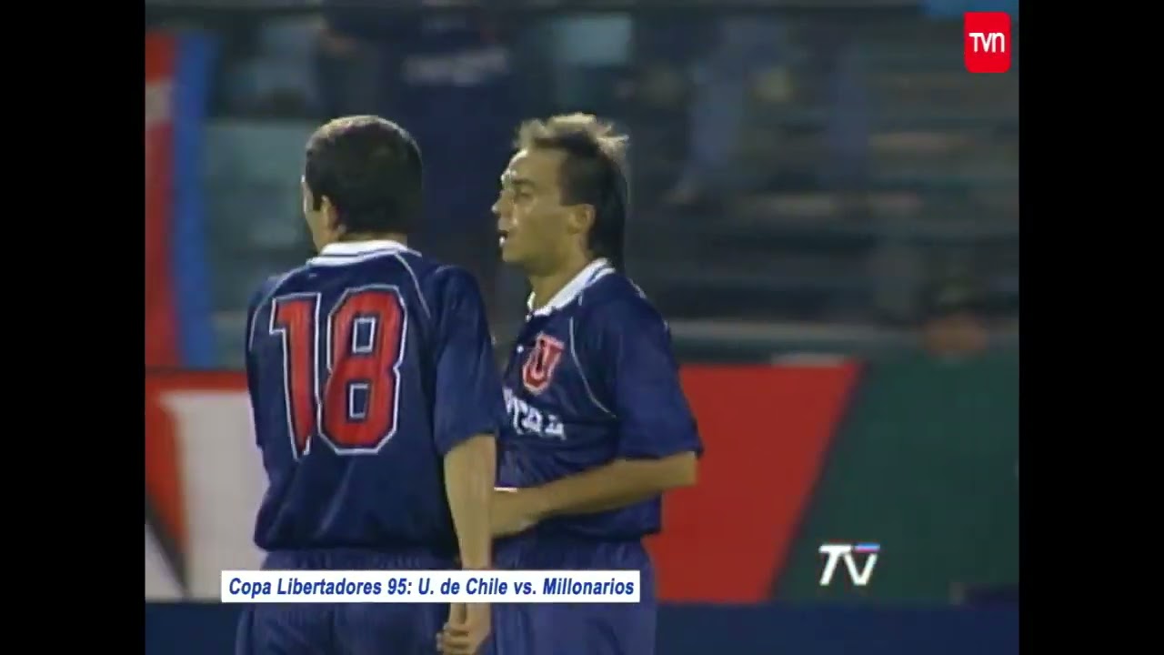 Universidad de Chile 3 vs Millonarios de Colombia 2, año 1995
