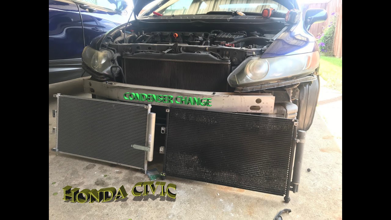 Подробная информация о замене конденсатора кондиционера Honda Civic — 150 долларов за самостоятел...