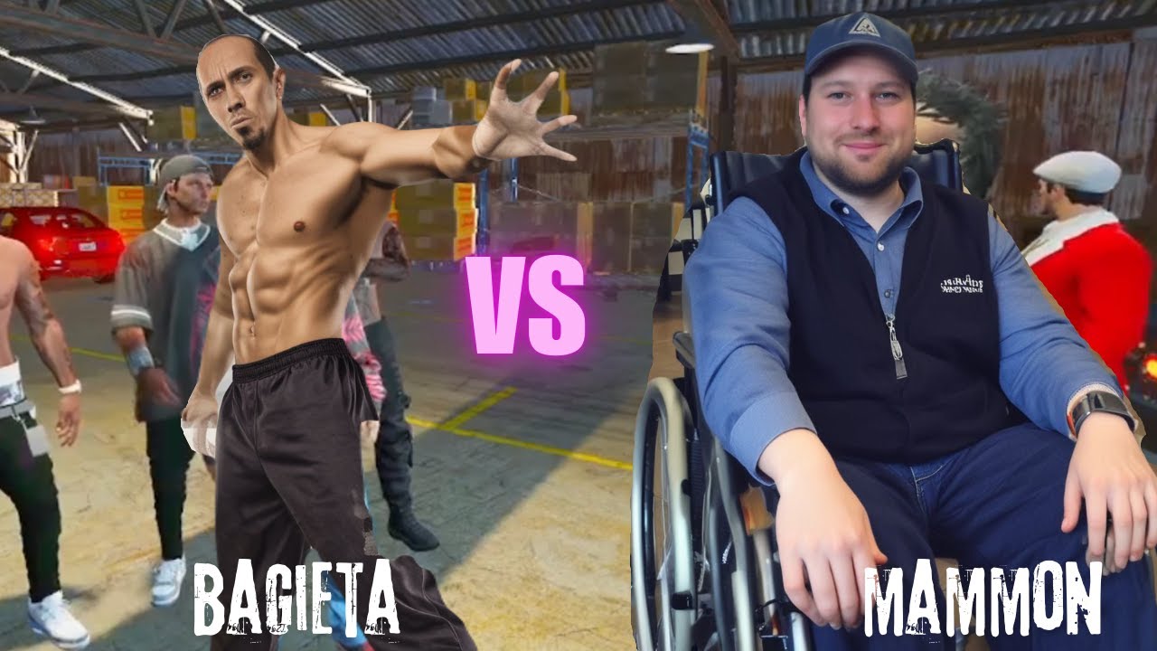 MOCNA SPINA I WYMIANA ZDAŃ! BAGIETA vs MAMMON (5city)