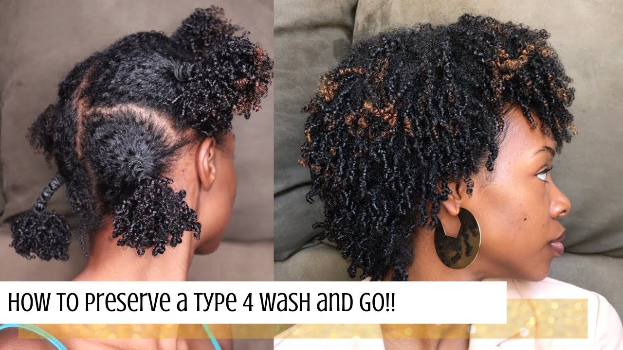 How to Preserve a Type 4 Wash and Go| Night Time Routine for Natural Hair