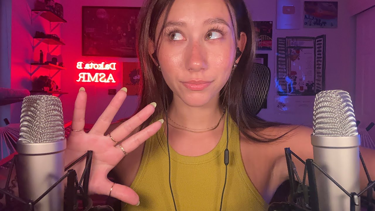 ASMR | Ear to Ear Mouth Sounds, Hand Movements, and Some Hand Sounds
