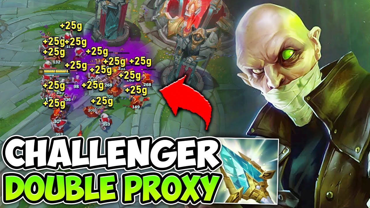 I PULLED OFF THE 10 MINUTE DOUBLE PROXY IN A CHALLENGER GAME! (RANK 1 SINGED)