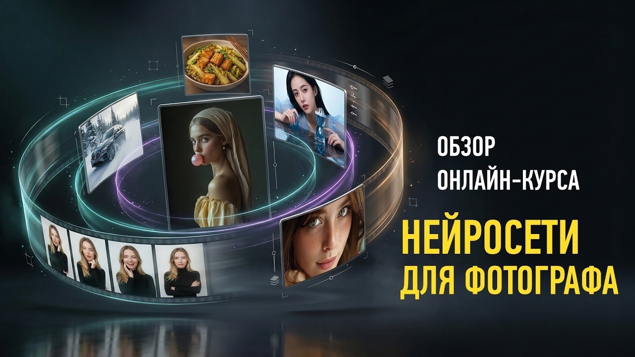 Нейросети для фотографа. Обзор курса 2026 года. Антон Мартынов