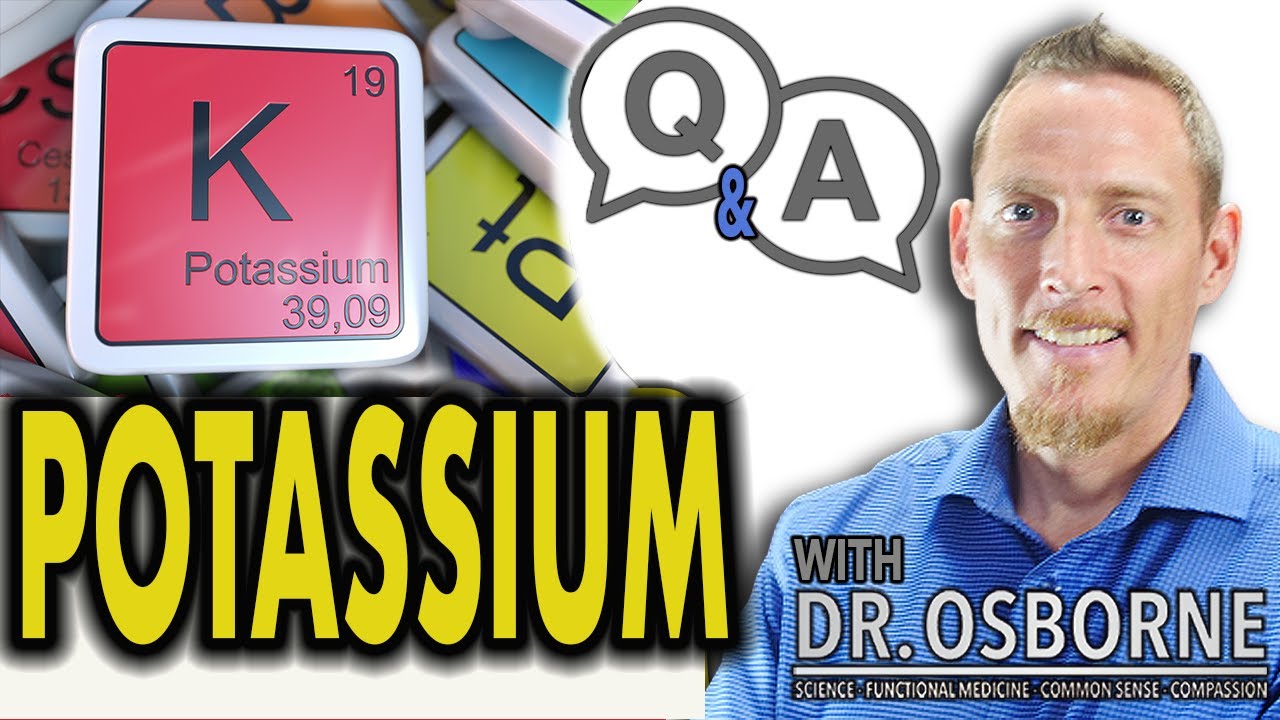 Is it ever too late to reverse potassium deficiency?  And more potassium questions answered!