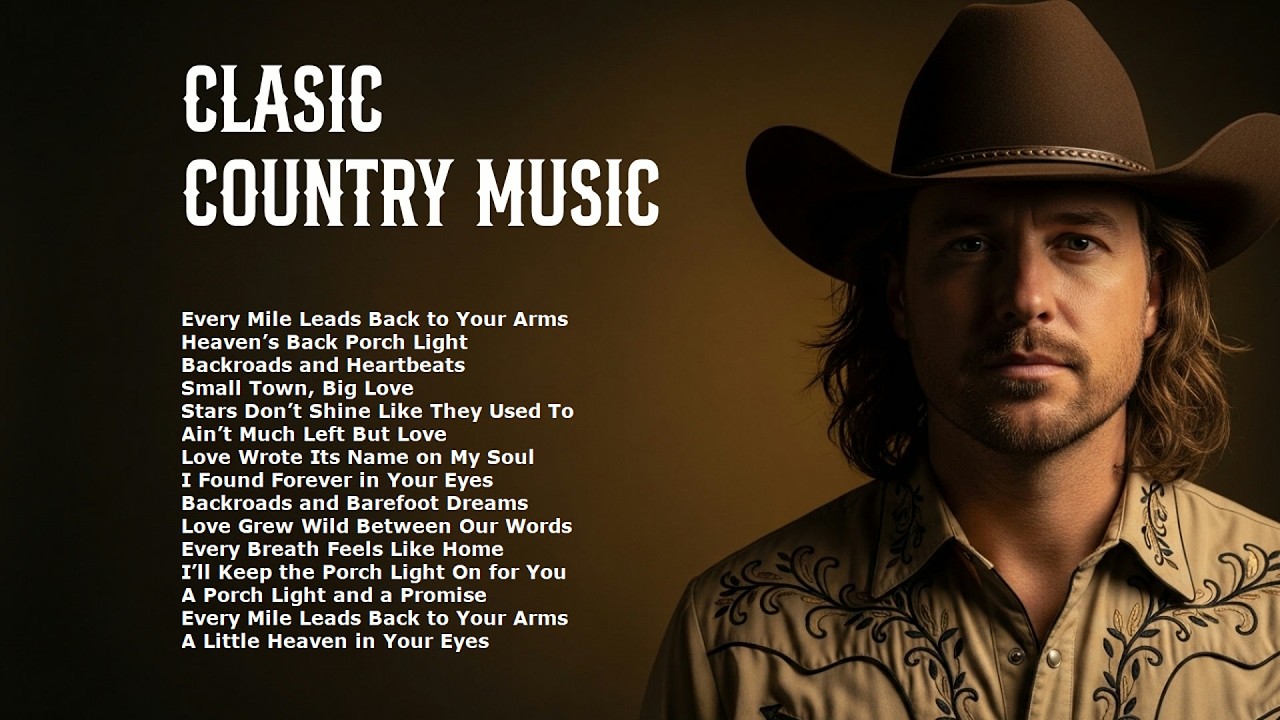 Top Classic Country Ballads – Relaxing Country Music Mix | CountryLine Music