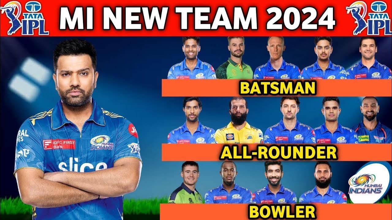 IPL 2024 - Mumbai Indians Final Squad || MI Team squad 2024 ||