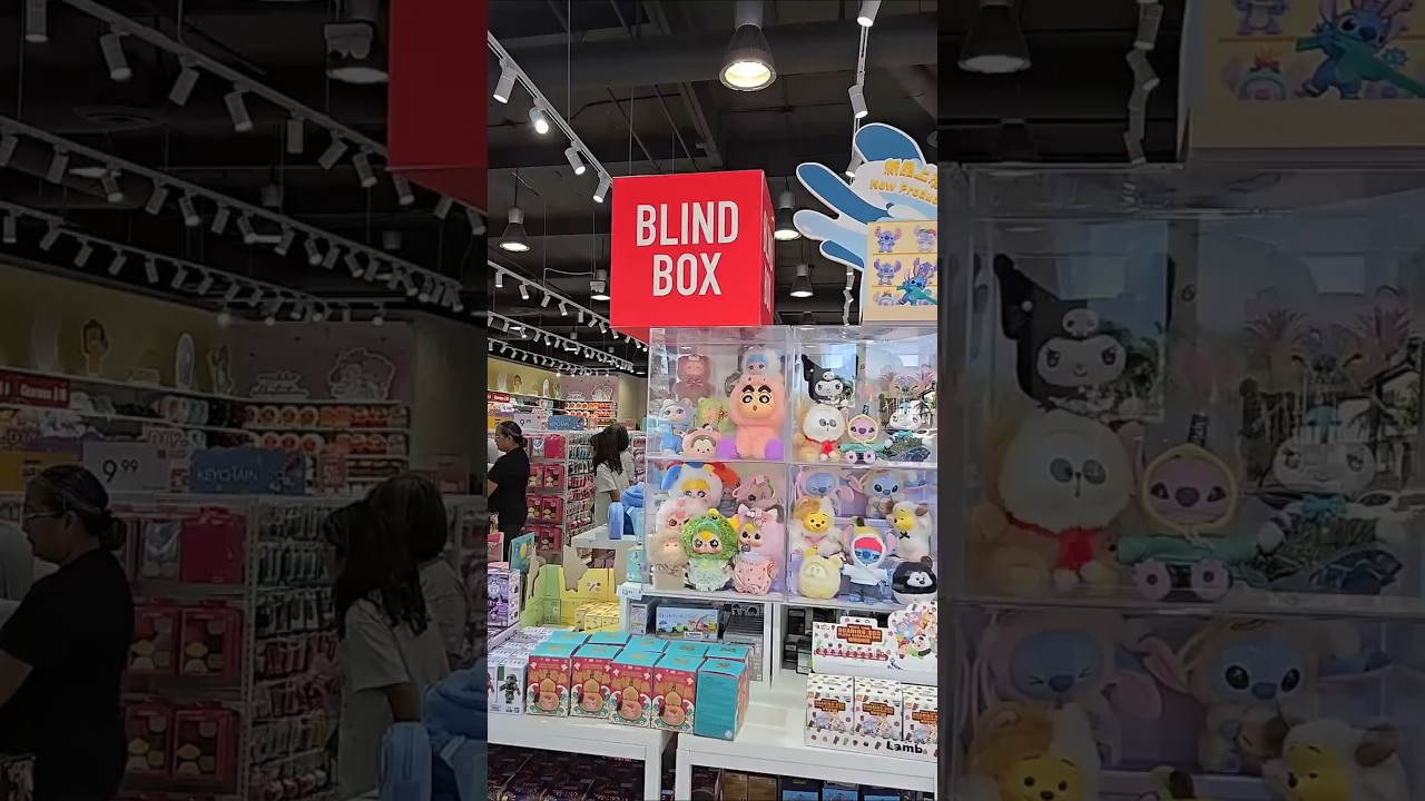Different Blind Box Toys Collections at Miniso Retail Store Shopping! Which one do you like? #shorts