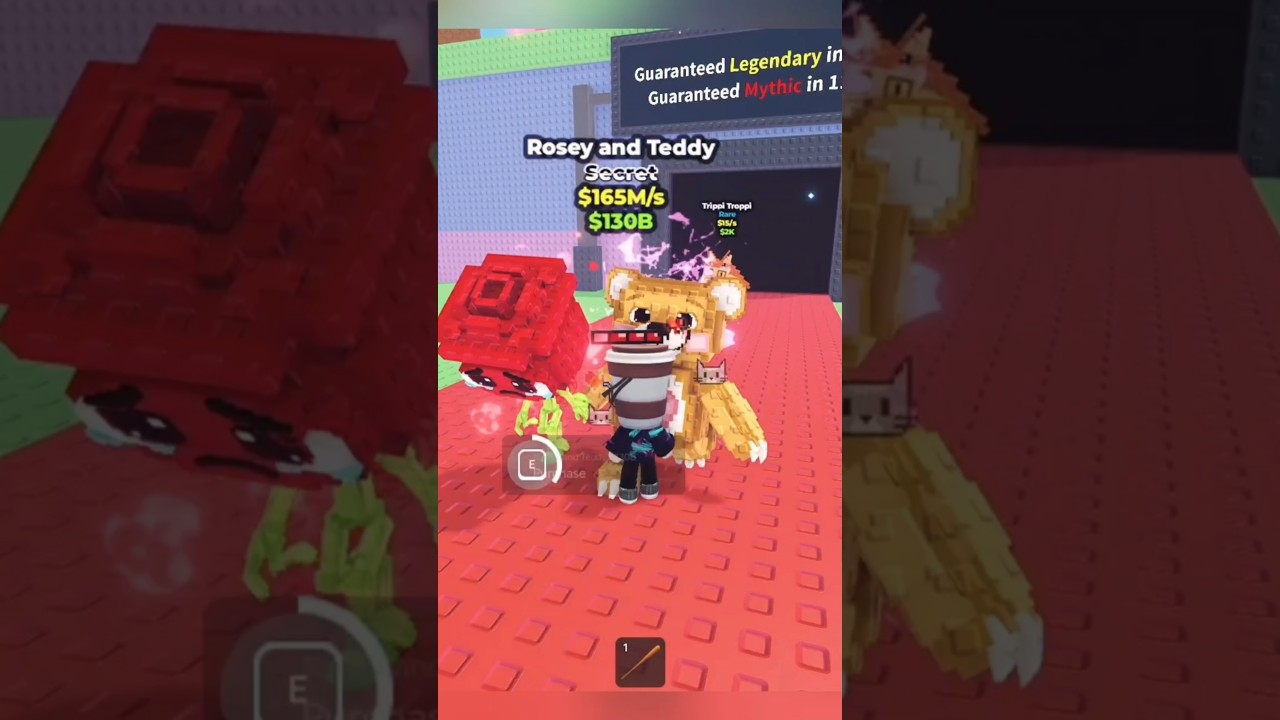 Steal All Secret Rosey and Teddy Valentine a Brainrot