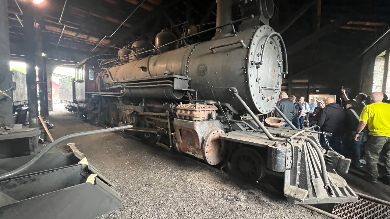 EAST BROAD TOP 3 foot gauge RAILROAD: In the ROUNDHOUSE with Master Mechanic Dave Domitrovich