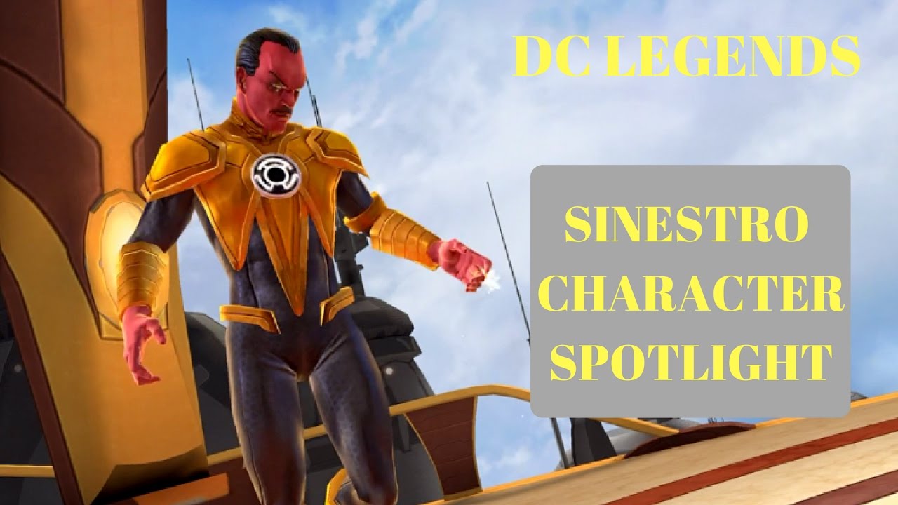 DC Legends Sinestro Spotlight