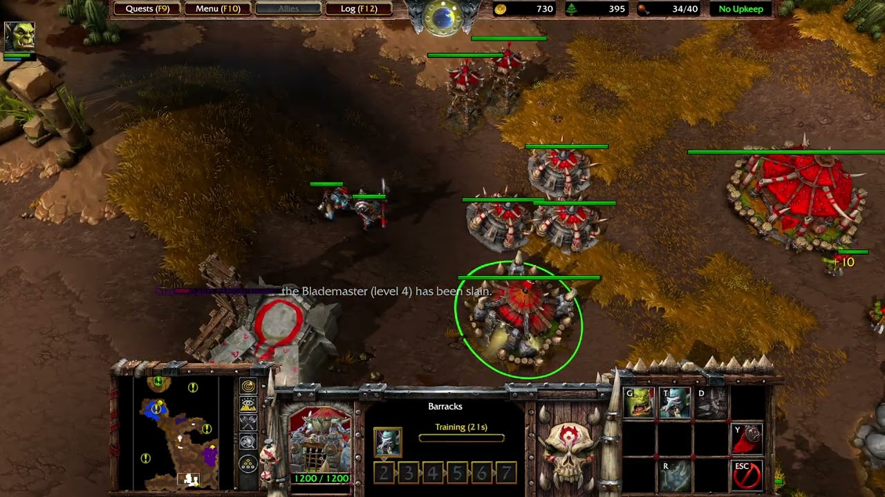 Warcraft 3 Reforged - Campaign - Part 14 - The Invasion of Kalimdor - Chapter 3 : Cry of the Warsong