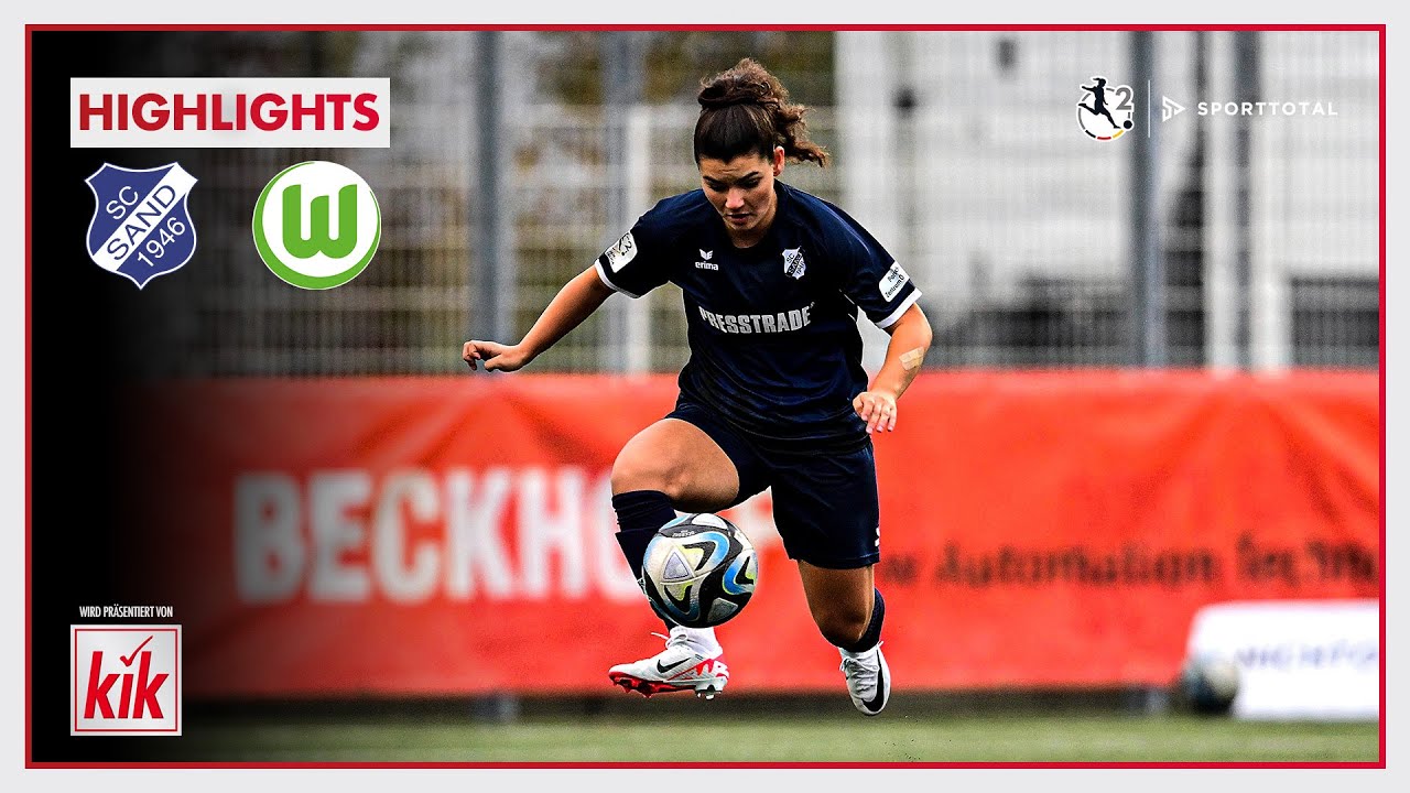Besteigt der SC Sand die Tabellenspitze? | SC Sand - VfL Wolfsburg II | 2. Frauen-Bundesliga