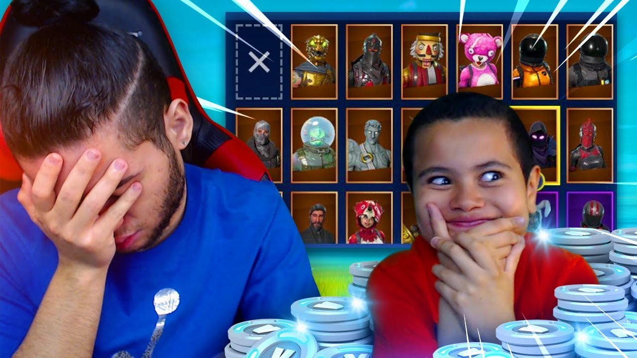 1 KILL = 10,000 VBUCKS FOR MY 9 YEAR OLD BROTHER! 9 YEAR OLD PLAYS SOLO FORTNITE BATTLE ROYALE!