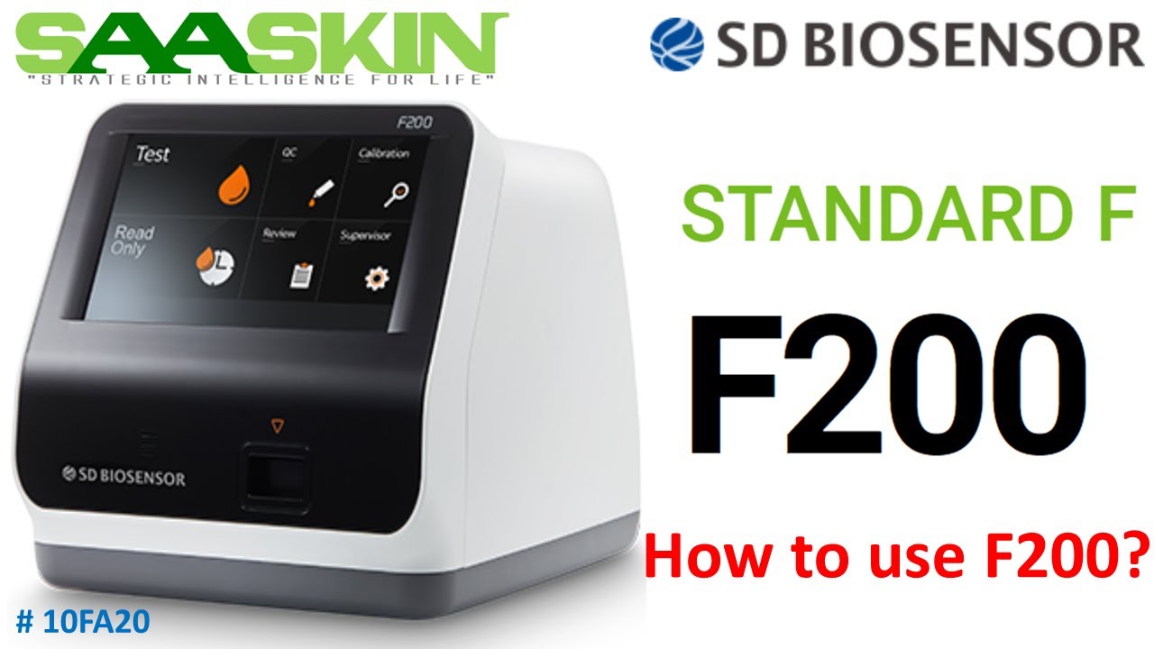 STANDARD F200 Analyzer | FIA | How to use F200 ? | SD Biosensor | #10FA20