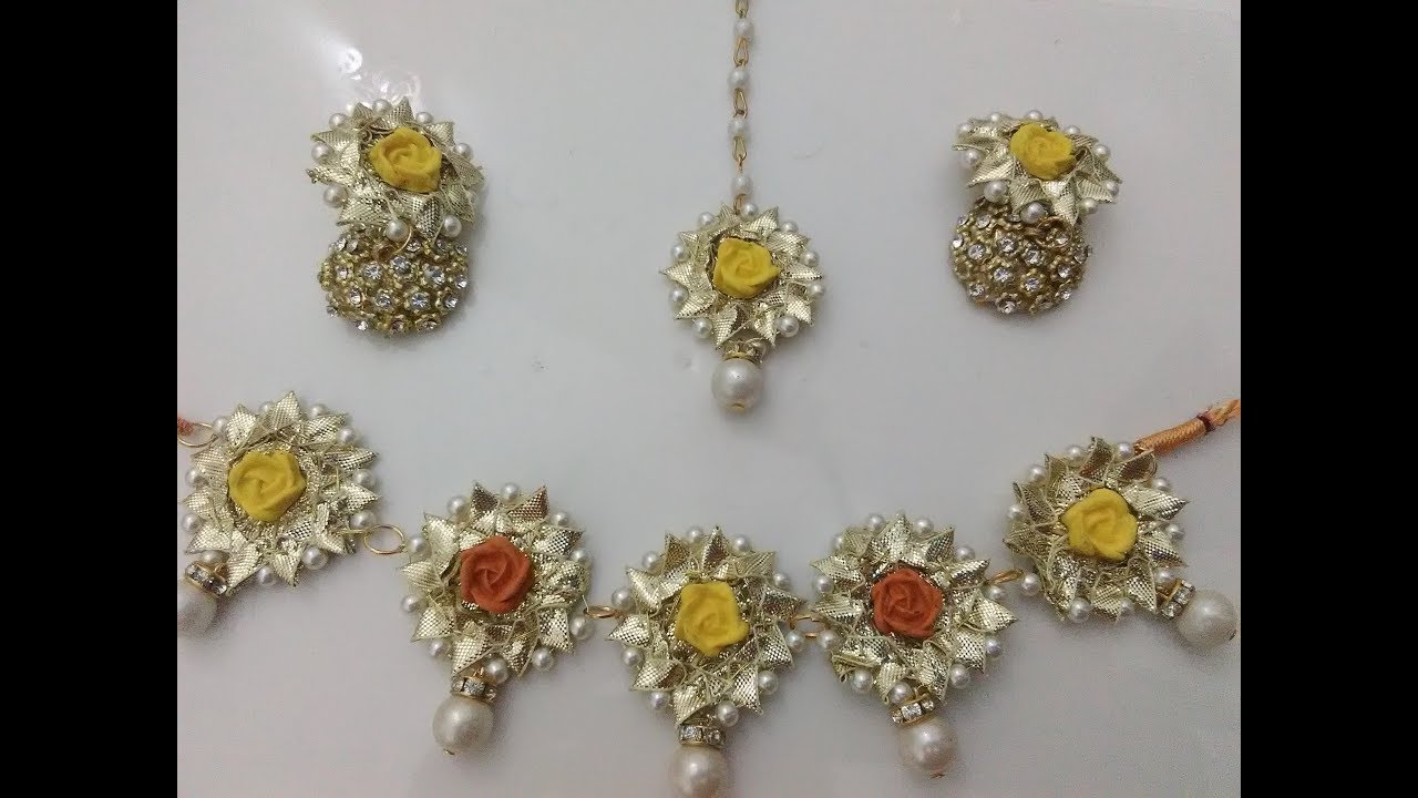 Gota Jewellery Set Tutorial