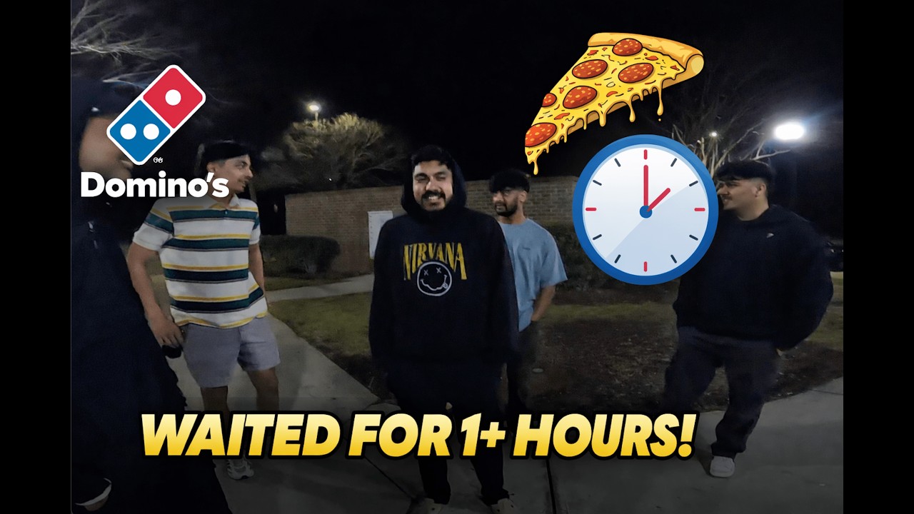 Feb 18🗓️ | Waiting for Domino's Pizza 🍕 | Raleigh 📍 #dipalwedding