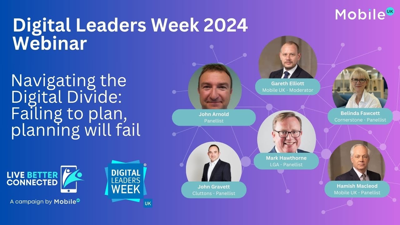 Navigating the Digital Divide: Failing to plan, planning will fail - webinar