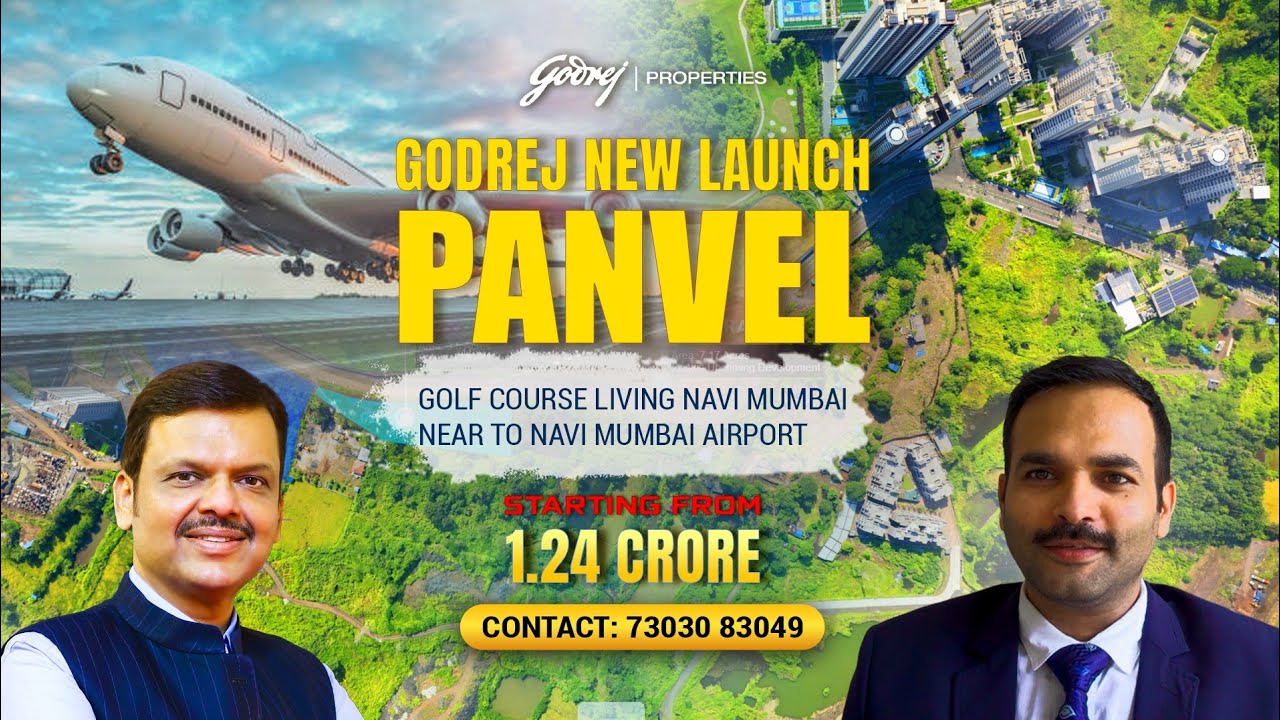 Godrej City Panvel | Green Terraces | Very Near to Navi Mumbai DB Patil Airport |Golf & Premium Flat