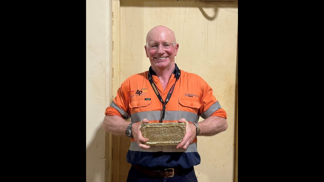 LA MINE D'OR DE LAFIGUE AU CENTRE-NORD DE LA CÔTE D'IVOIRE COULE SON PREMIER LINGOT D'OR