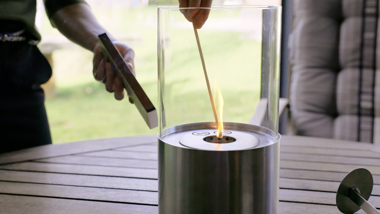 This is how to use the Bio ethanol Fire Burners of Esschert Design