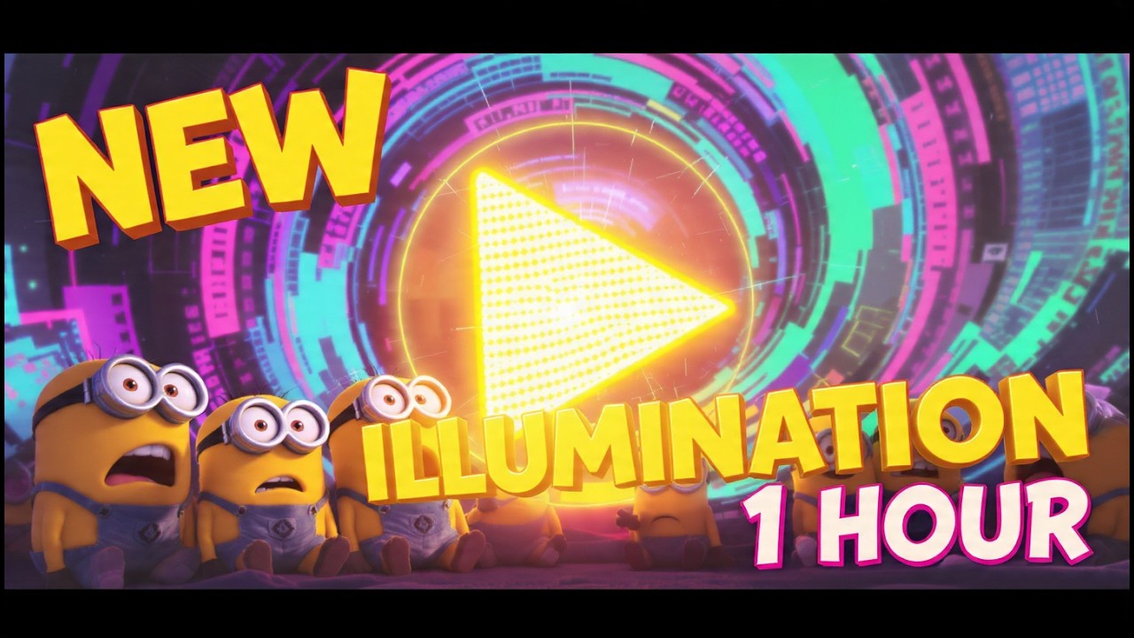 *NEW* Minions are watching Illumination Intros for 1 Whole Hour!!!