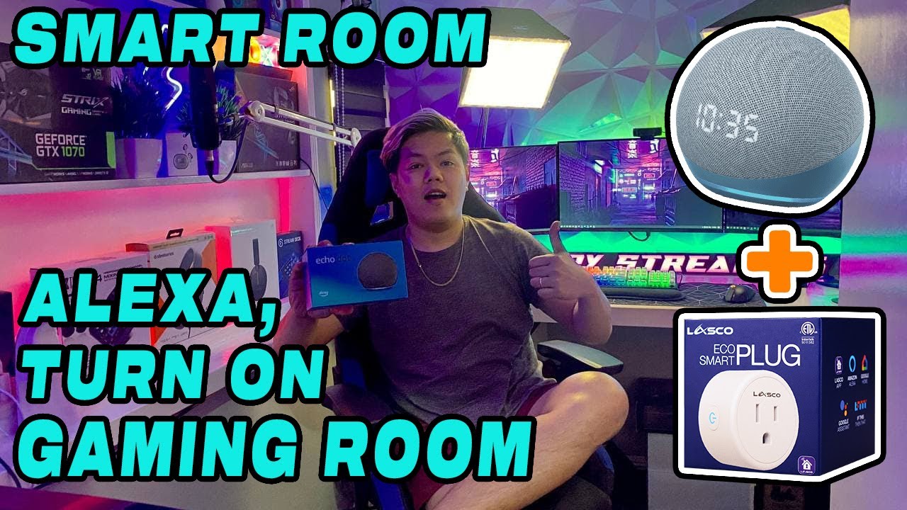 Smart Gaming Room - Echo Dot 4 + Smart Plug