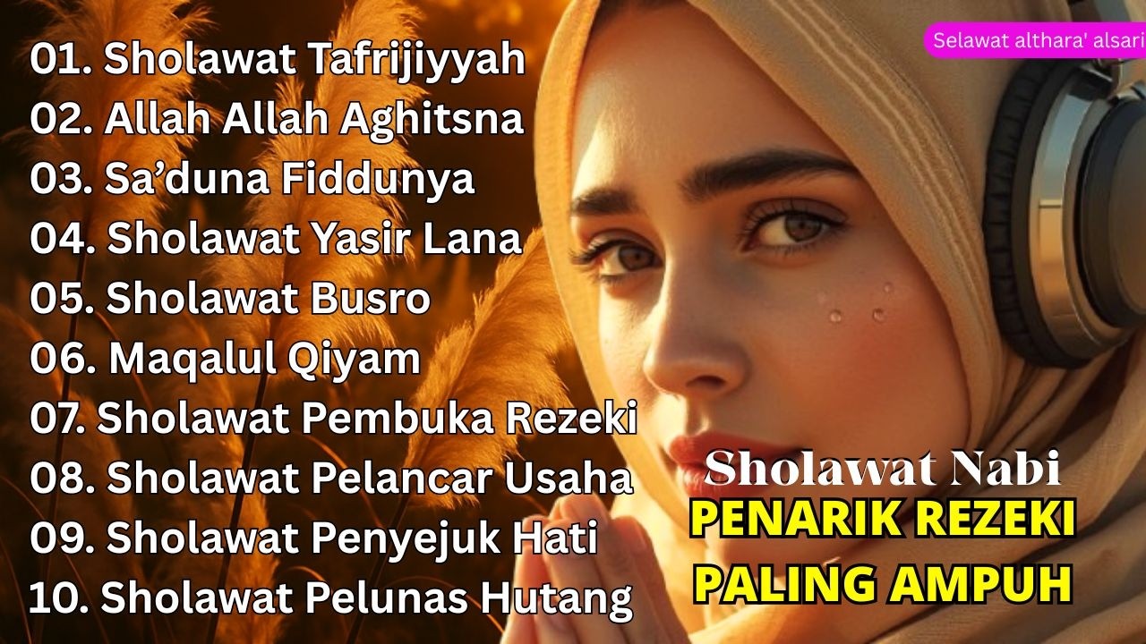 SHOLAWAT NABI MERDU | PENYEJUK HATI DAN PENENANG JIWA | KUMPULAN SELAWAT NABI PEMBUKA PINTU REZEKI