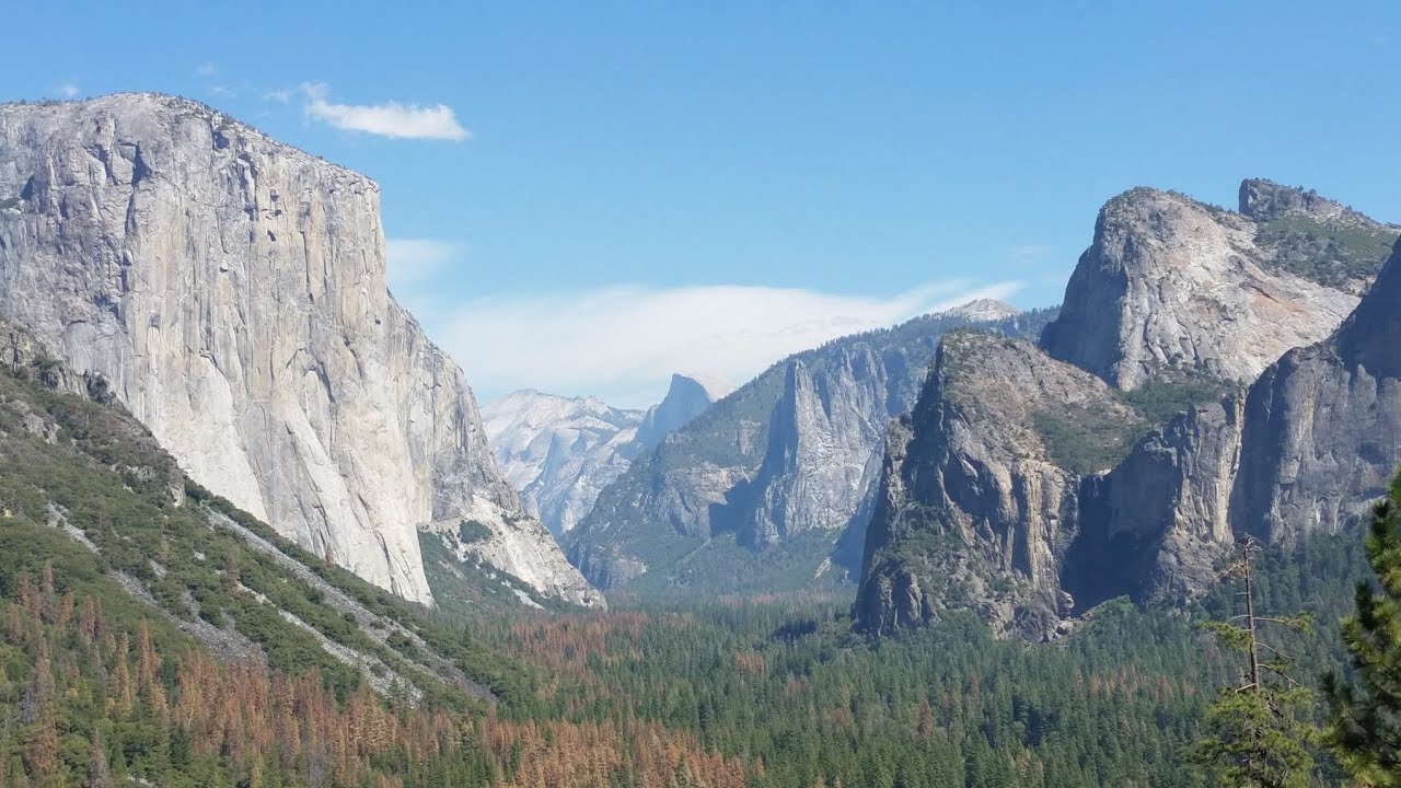 Yosemite National Park  ( Half Dome hike ) Evergreen Lodge