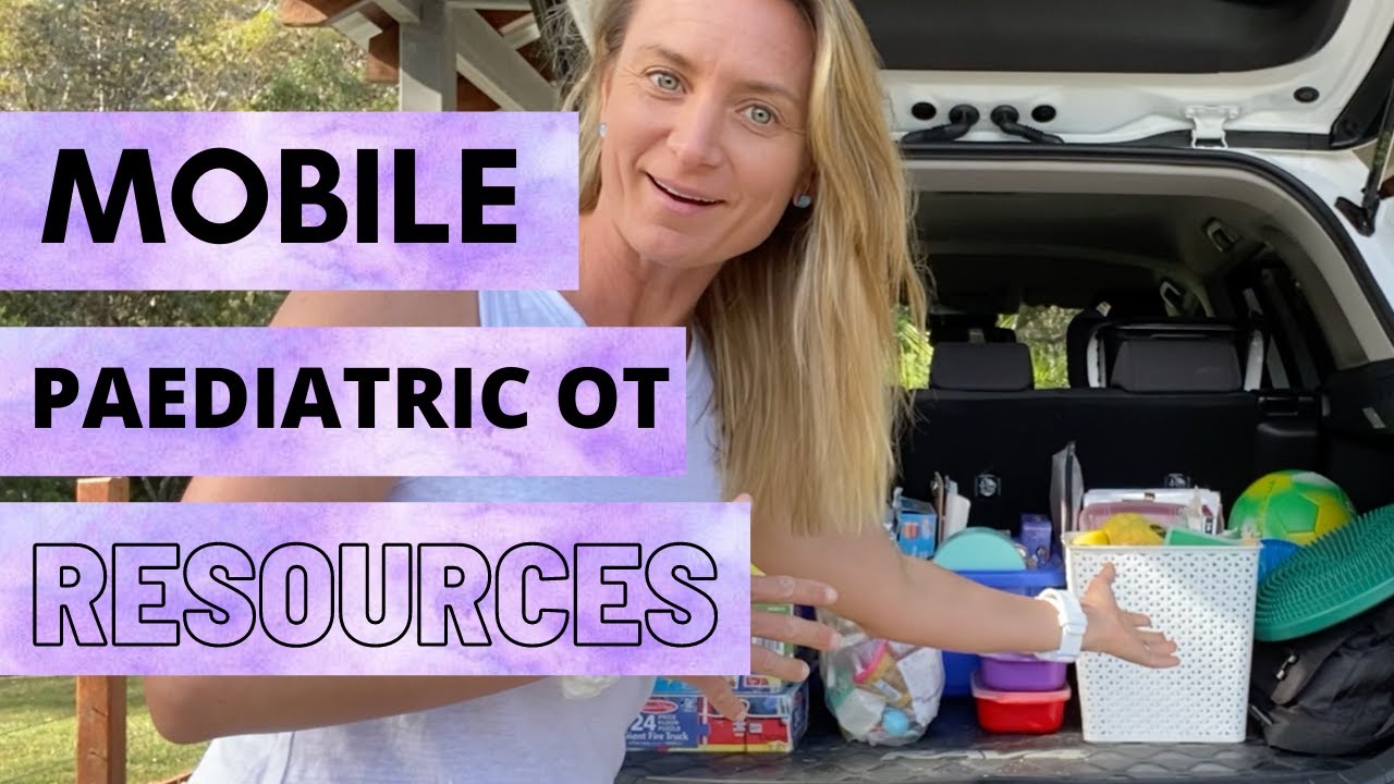 Mobile Paediatric Occupational Therapist Equipment